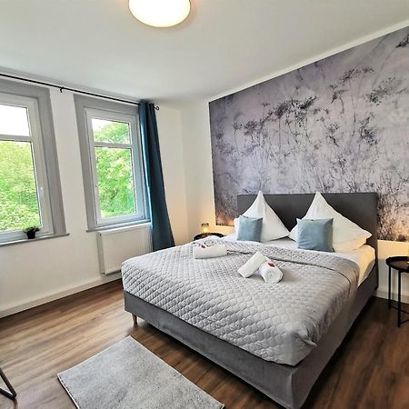 Bohnapartments - Stadtblick Zechenhaus - Balkon - Gratis Parkplatz - Wlan - Sehr Ruhig - Barrierearm Ilmenau Luaran gambar