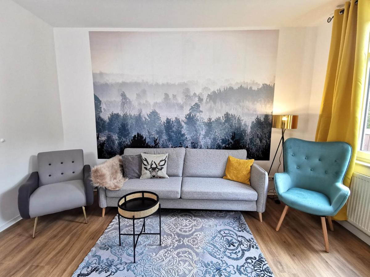 Bohnapartments - Stadtblick Zechenhaus - Balkon - Gratis Parkplatz - Wlan - Sehr Ruhig - Barrierearm Ilmenau Luaran gambar