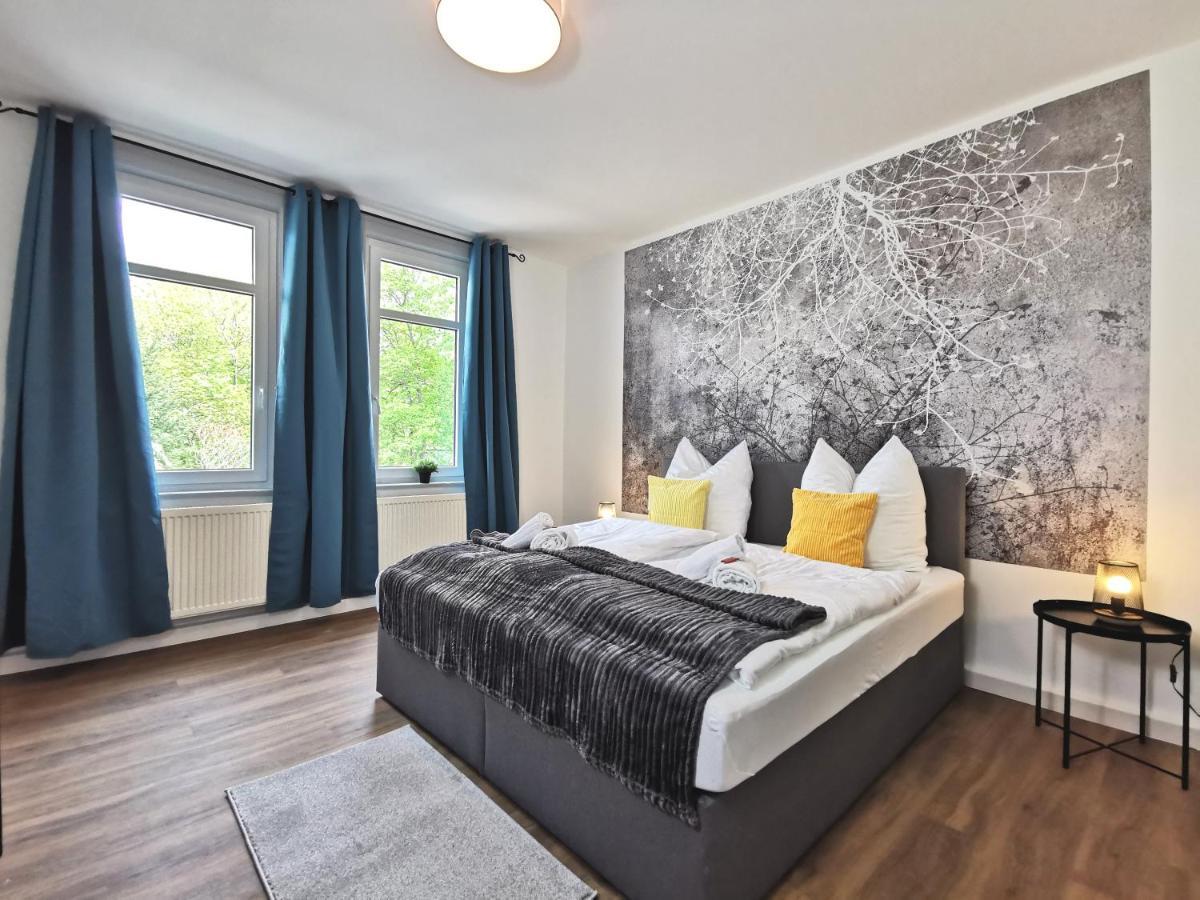 Bohnapartments - Stadtblick Zechenhaus - Balkon - Gratis Parkplatz - Wlan - Sehr Ruhig - Barrierearm Ilmenau Luaran gambar