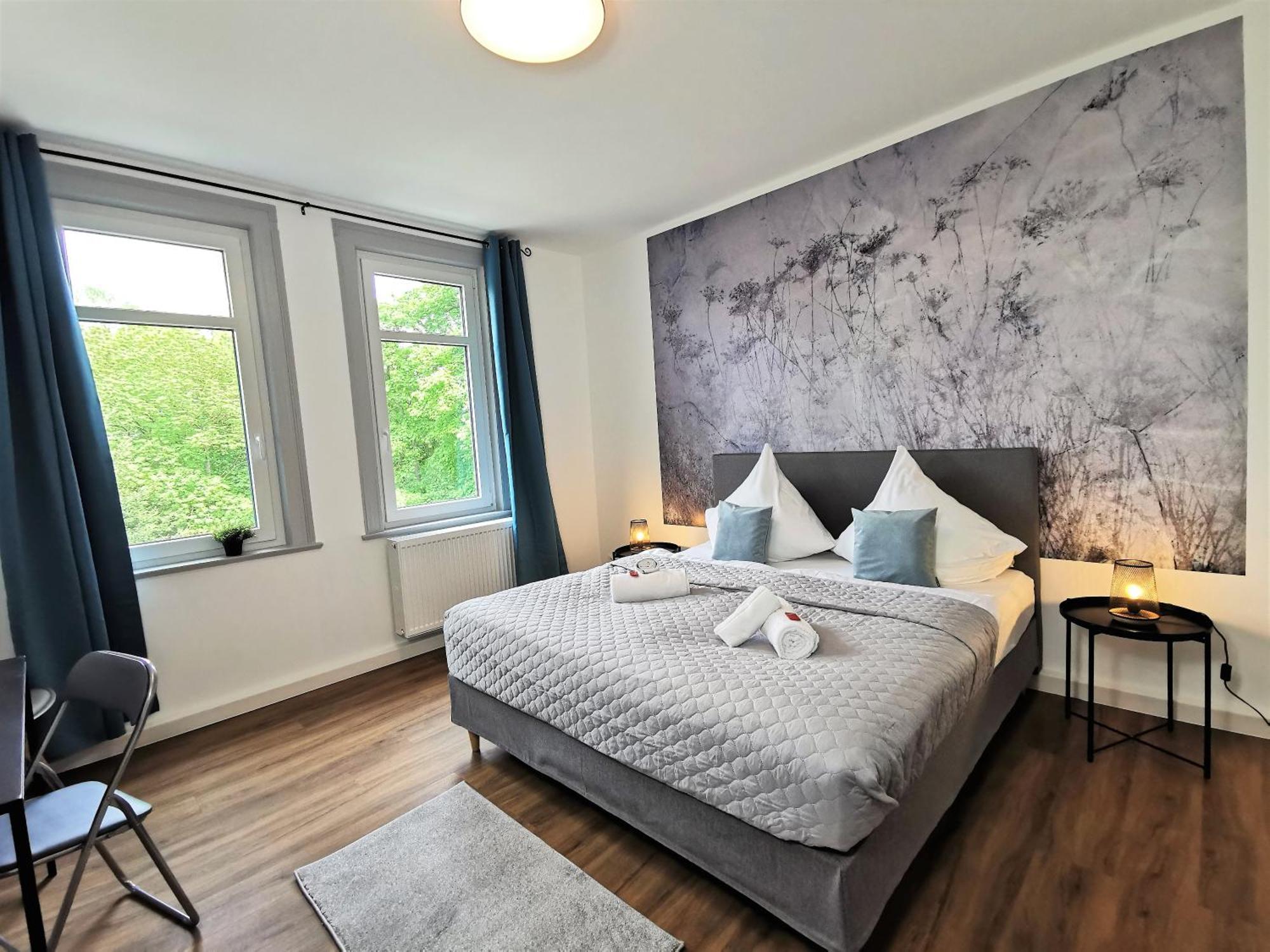 Bohnapartments - Stadtblick Zechenhaus - Balkon - Gratis Parkplatz - Wlan - Sehr Ruhig - Barrierearm Ilmenau Luaran gambar